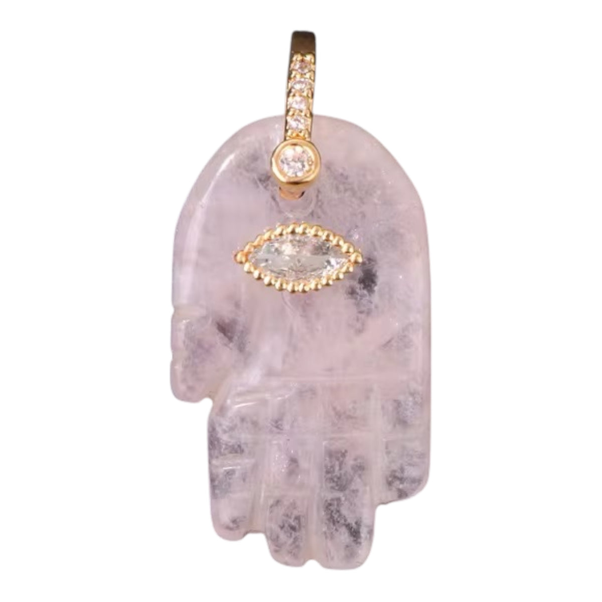 Collana “LÙMINA” – Mano di Fatima in Pietra Naturale