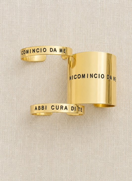 Bracciale 1 cm ABBI CURA DI TE